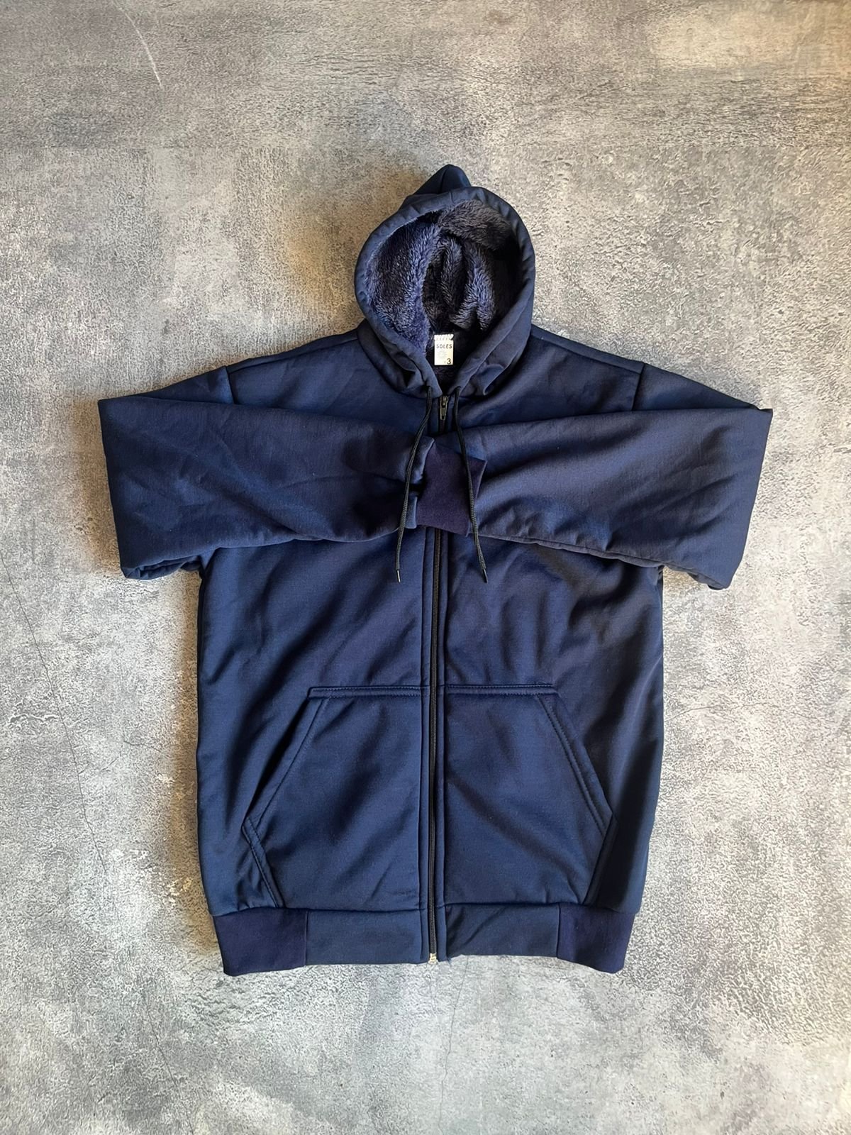 Campera de algodón con piel dentro